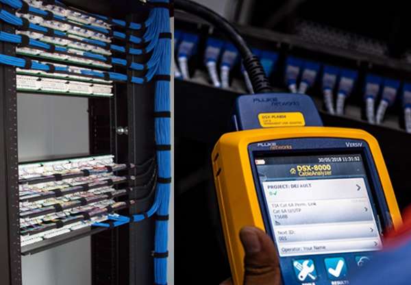 Instalación de cableado estructurado y certificación